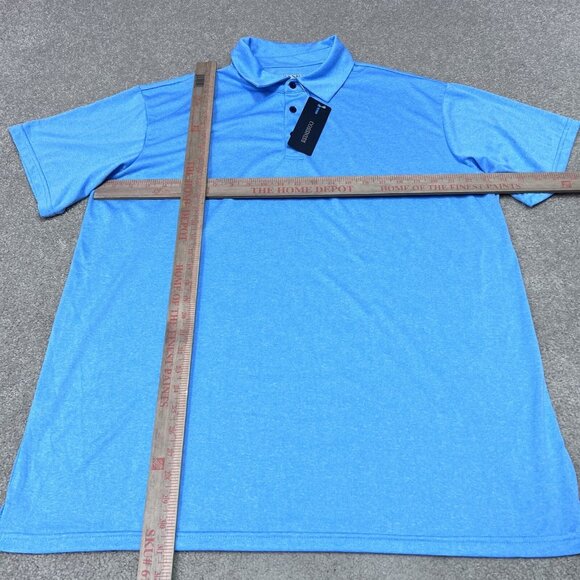 Cossniss Polo Men’s Blue Short Sleeve Size 2XL NWT - Picture 2 of 11